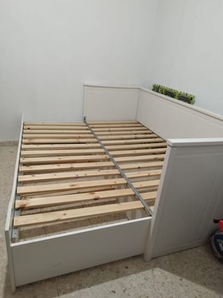 Estructura de cama de madera