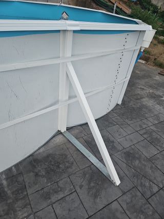 Piscina ovalada de chapa