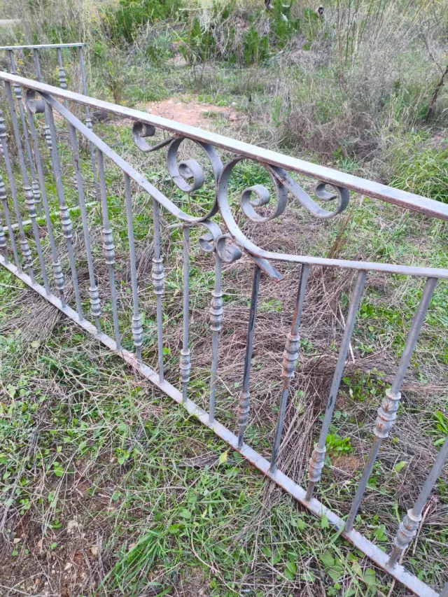 Barandilla de hierro forjado