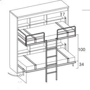 COMPOSICION DE LITERA ABATIBLE RMBO ̈