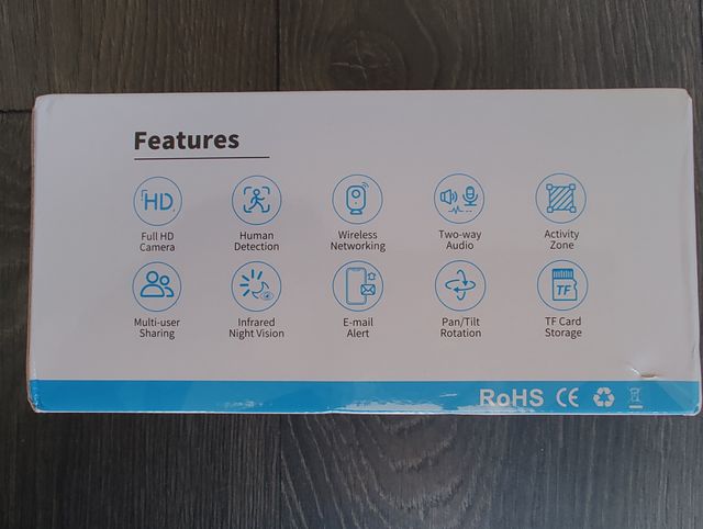 Cámara CCTV IP PTZ 3MP para seguridad