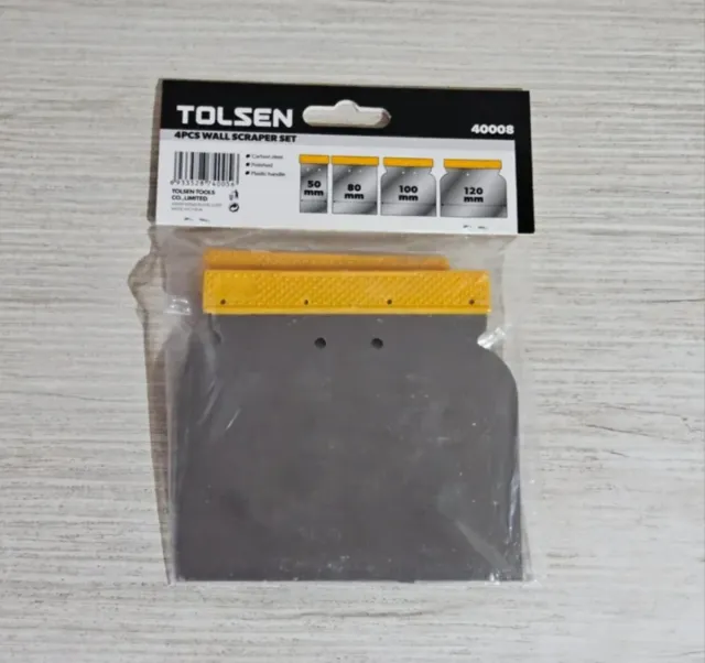 Juego 4 espátulas Tolsen