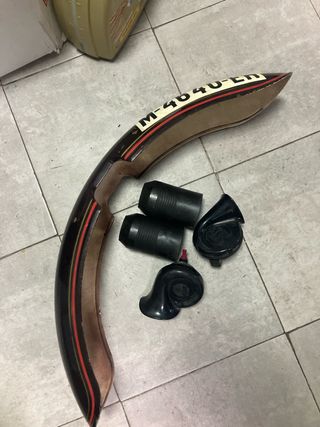 Guardabarros BMW R100RT y bocinas