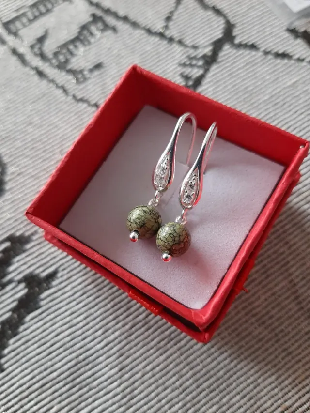 Plata y piedra Serpentina