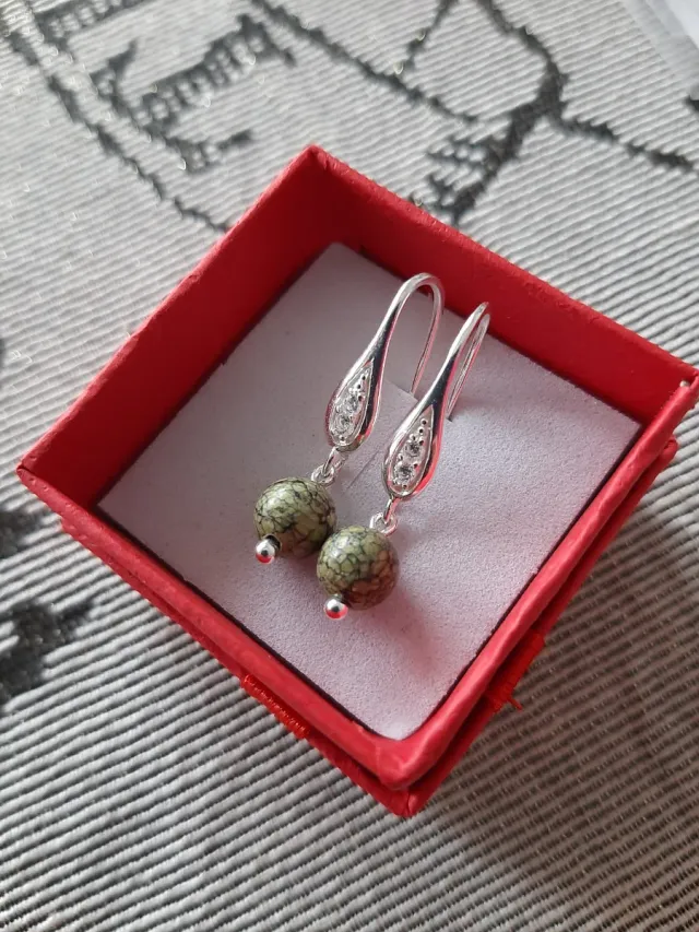 Plata y piedra Serpentina