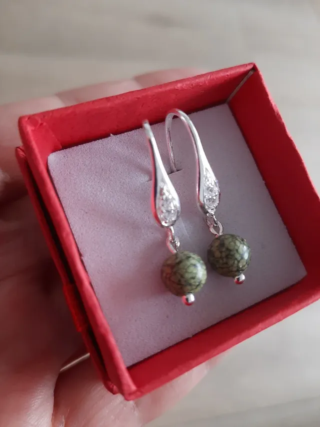 Plata y piedra Serpentina