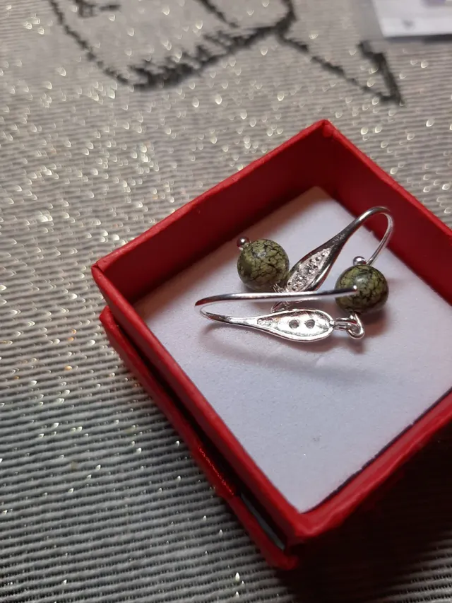 Plata y piedra Serpentina