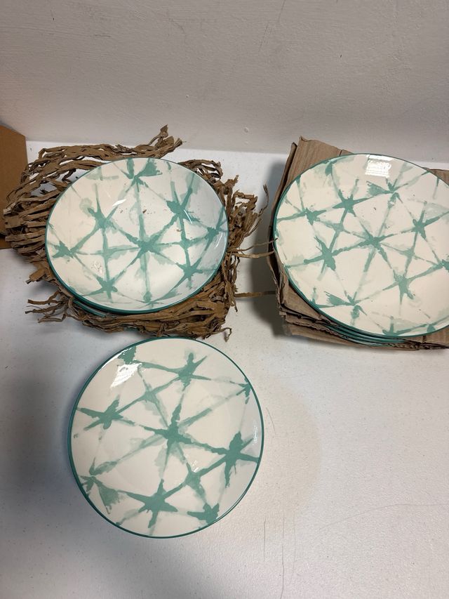 Vajilla Versa Turquesa Porcelana