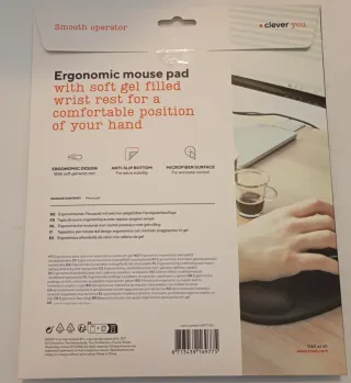 Tappetino Mouse Trust Bigfoot Gel Wrist Rest