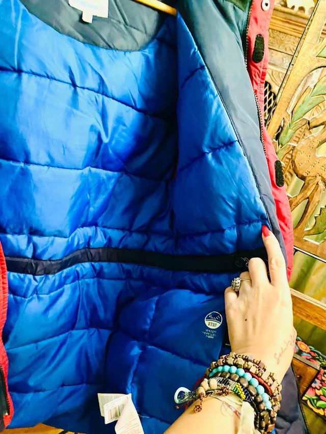 Abrigo Pepe Jeans Azul Talla 16/176cm .Calidad top