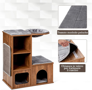 Tiragraffi per Gatti Adulti e Grandi, Torre per An