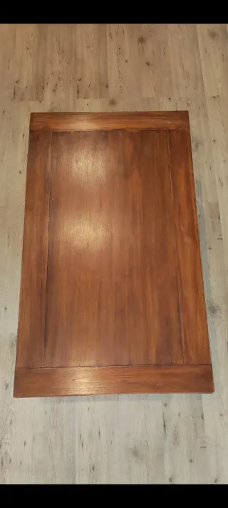 Mesa de centro de madera de teca