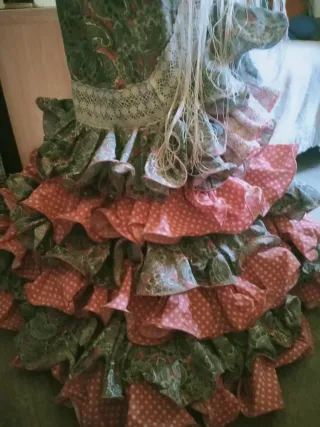 Traje Flamenca Gitana sevillana talla 42