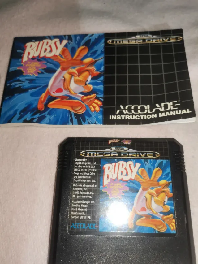 Bubsy Mega Drive Sega