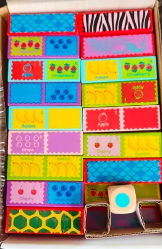 Bloques de Madera Mundo Diver 5 Juegos en 1