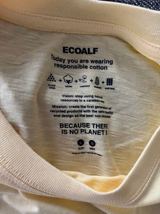 Camiseta Ecoalf No hay Planeta B Talla L