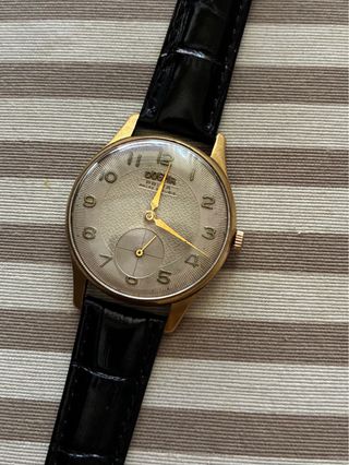 Correa de reloj en piel de becerro para Omega