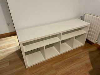 Mueble TV Blanco 6 Cubos Ikea