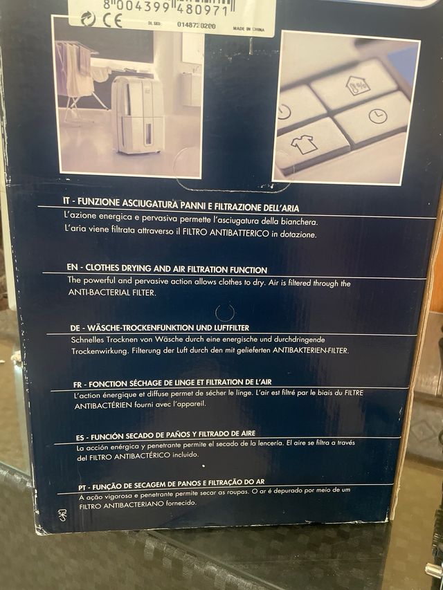 Deshumidificador DeLonghi Ariadry Compact