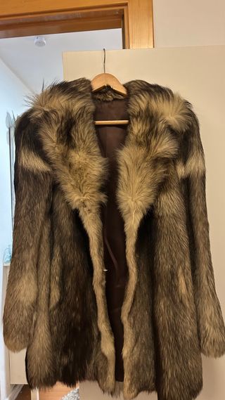 Chaqueta de piel de zorro auténtica - vintage.