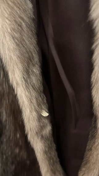 Chaqueta de piel de zorro auténtica - vintage.