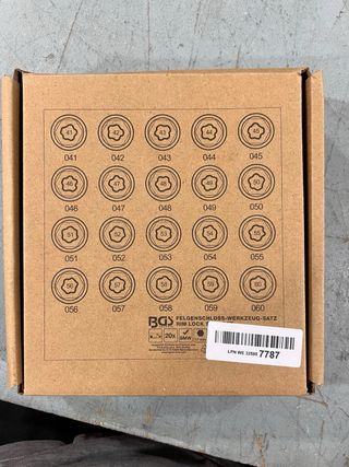 Bandeja BGS 8962 para tuercas de coche