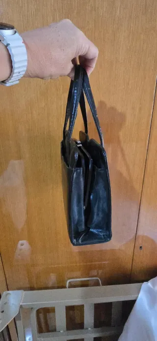 Borsetta vintage anni '50 nera