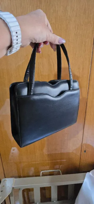 Borsetta vintage anni '50 nera