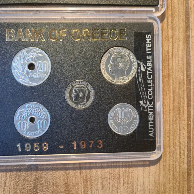 2 cofanetti Dracme Greche: 1959-1973 & 1990-2000