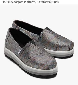 TOMS Alpargata Plataforma Niñas Multicolor
