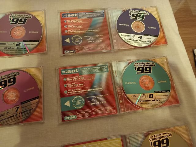 Lote 9 Videojuegos PC '99 + FIFA 2005