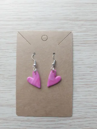 Pendientes Corazón Artesanales