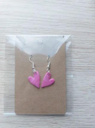 Pendientes Corazón Artesanales