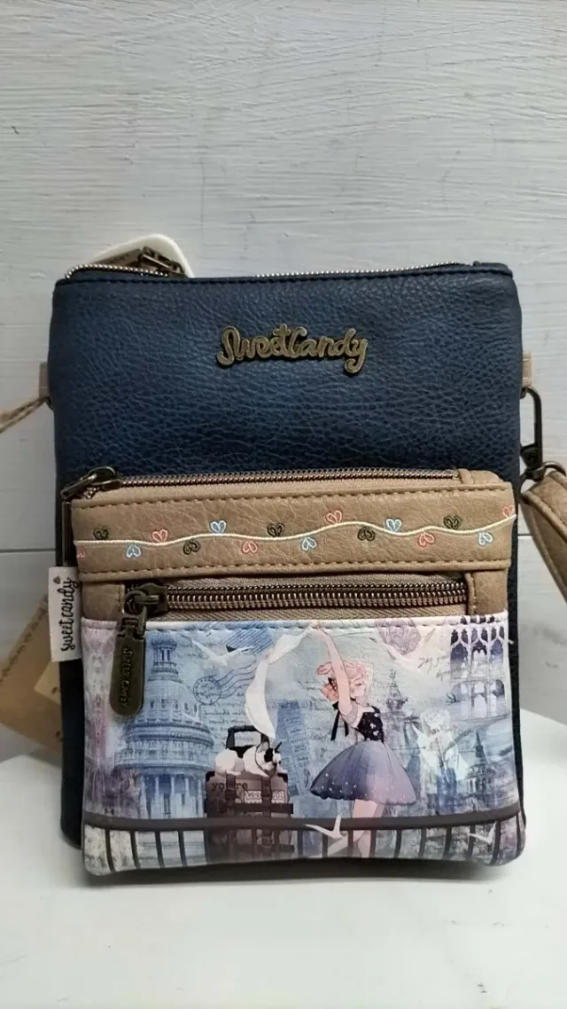 Bolso Sweet Candy Morado y Multicolor