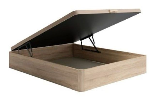 Canapé 135 x 190 elevable madera color foto