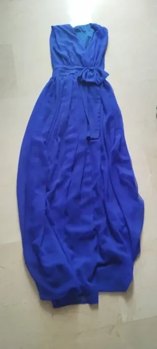 Vestido azul para bodas