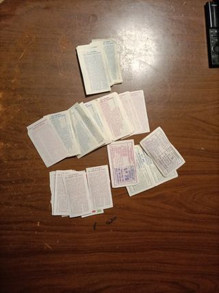 75 Cupones ONCE y 4 Lotería