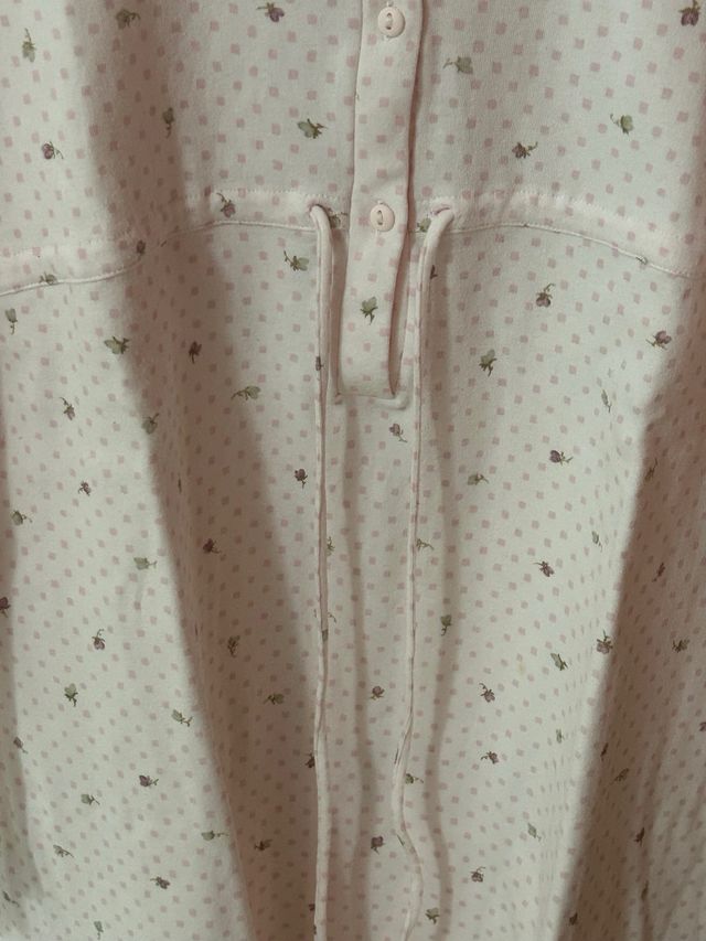 Camicia da notte donna rosa fantasia