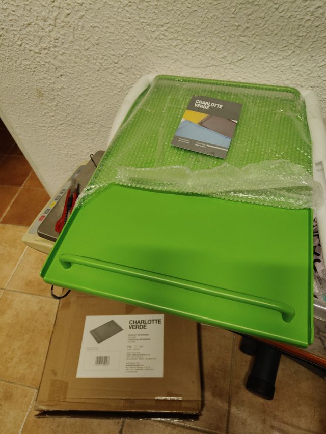 Bandeja aluminio Charlotte Verde