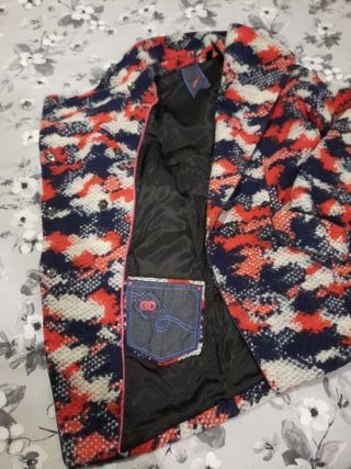 Chaqueta tricolor mujer