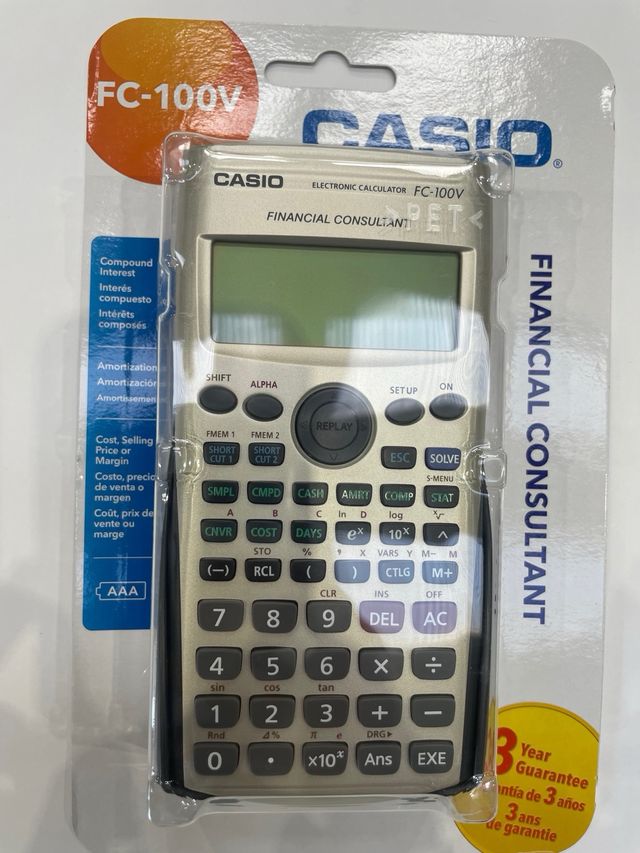 Calculadora Financiera Casio FC-100V