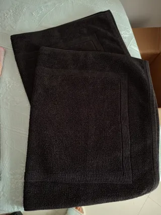 Set Tappeti Bagno grigio antracite