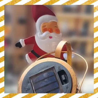 Babbo Natale Luminoso con Annaffiatoio