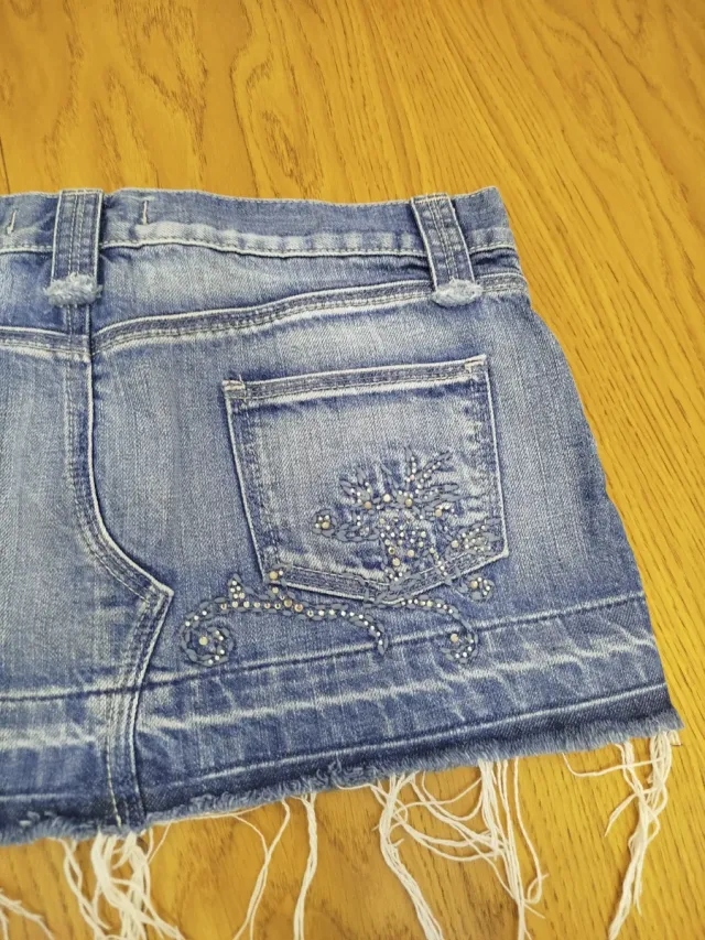 REBAJADO Mini falda tejana vintage