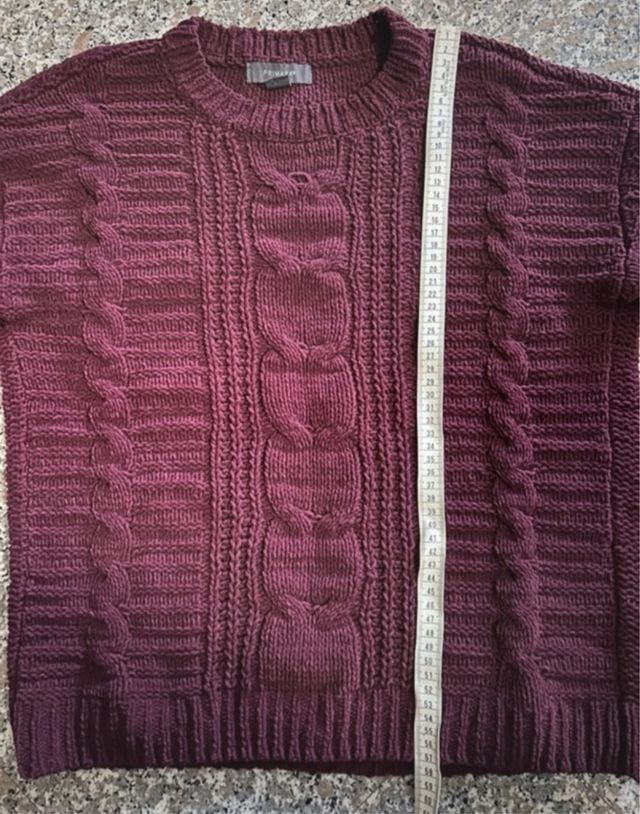 Maglione Primark Borgogna Taglia XS