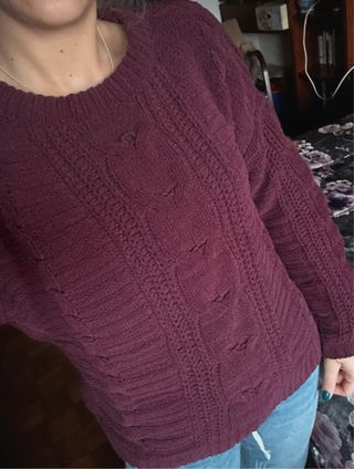 Maglione Primark Borgogna Taglia XS