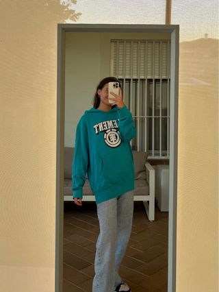 Sudadera Element Talla M Azul