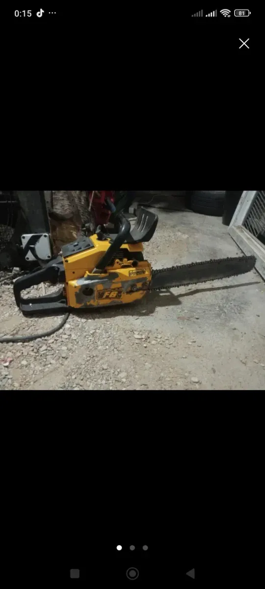 Motosierra F8 Amarilla