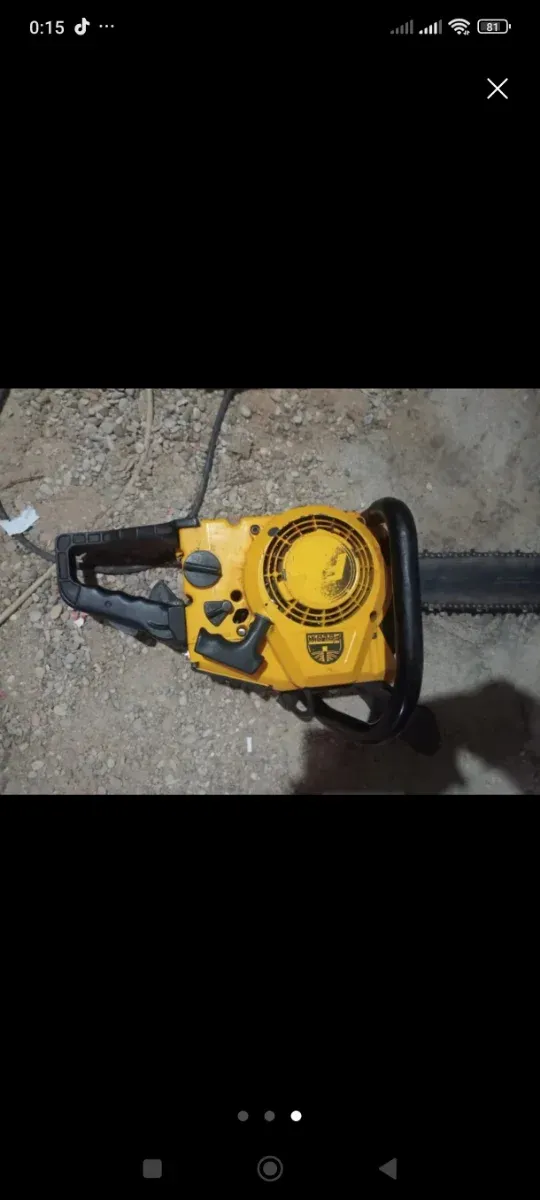 Motosierra F8 Amarilla