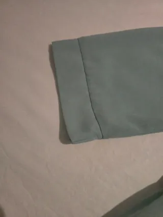 Camisa gasa Kling verde azulado